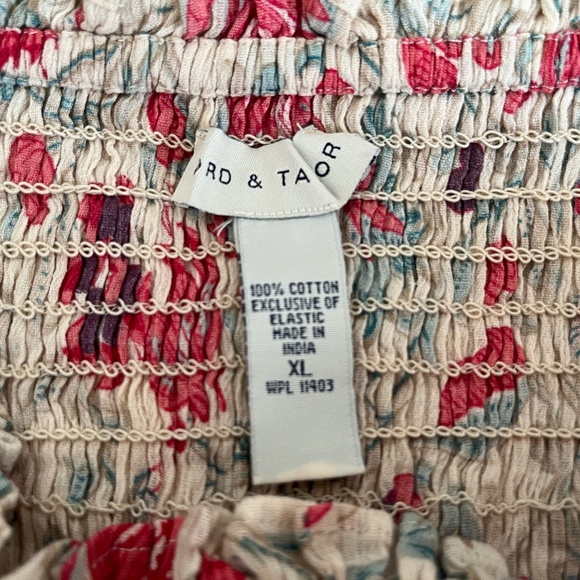 Lord & Taylor summer shirred printed skirt size XL - Picture 4 of 4